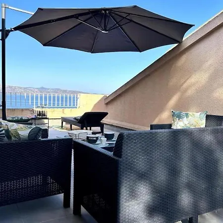 Saint-florent, Sublime Vue 5mn A Pied Apartment Patrimonio